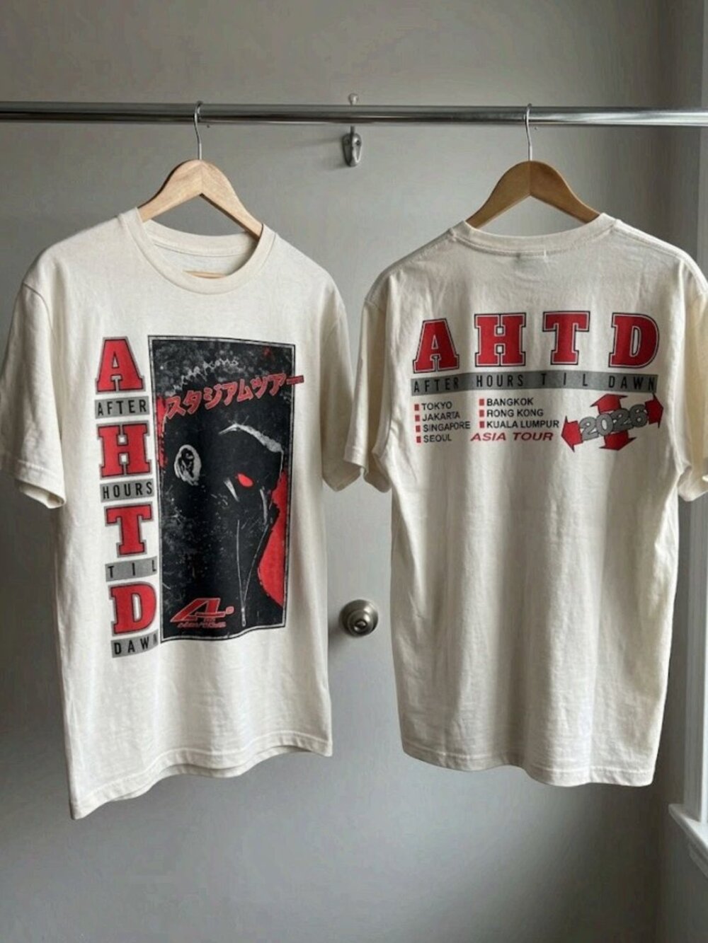 The Weeknd After Hours Til Dawn 2026 Asia Tour Shirt Reprint